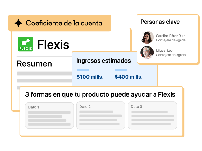 Imagen de la interfaz del producto que representa las conversaciones que suben de listón