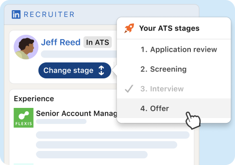 UI image of Recruiter ATS Staging
