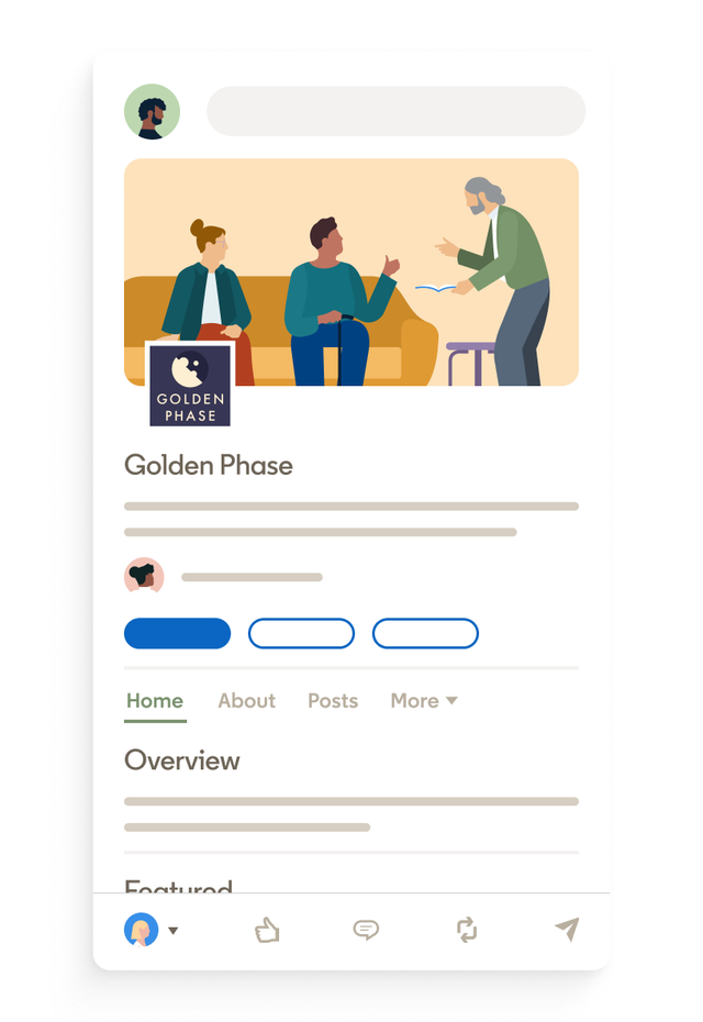 Phone showing conversation