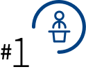 Icon of an individual standing at a podium with "#1" on the side.