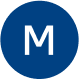 Icon of the letter 'M'.