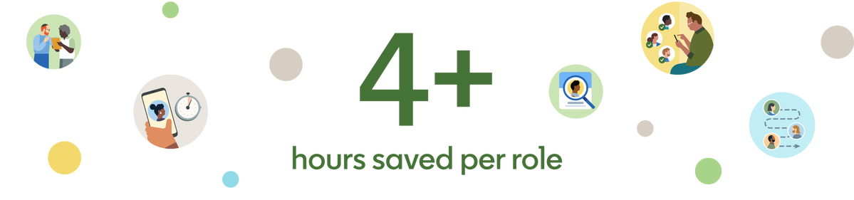 Illustration of 4 plus hours saved