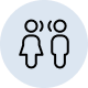 icon of two people talking